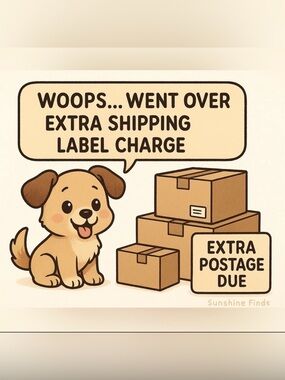Extra Postage for Additional Shipping Label over 5 lb Limit - Bundles
